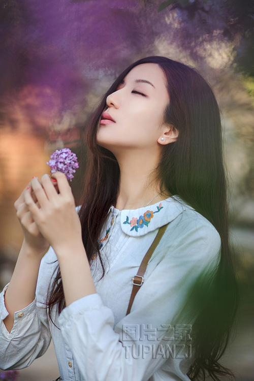 少女幽静甜美写真 芬芳可人